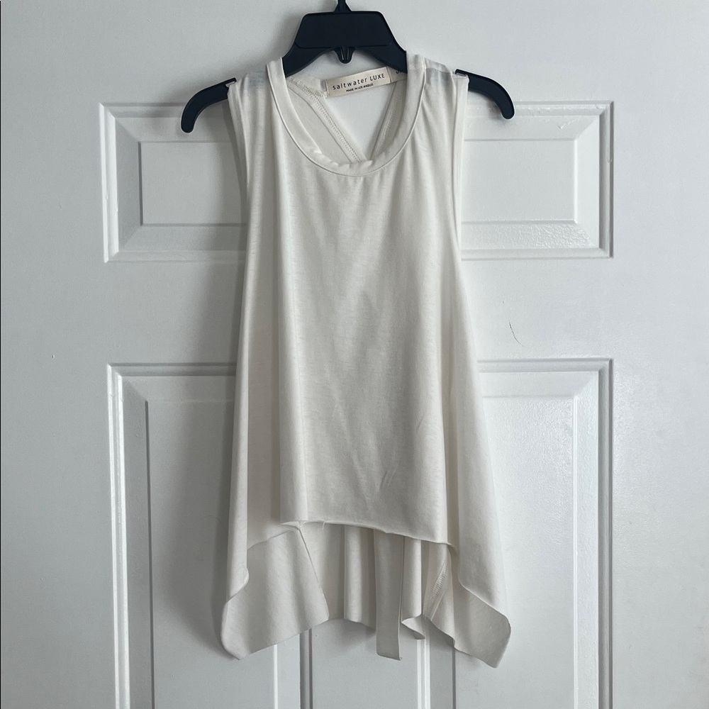 Saltwater Luxe Open back tank